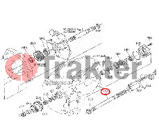 EJE PTO KUBOTA ORIGINAL ta040-23700 ta040-23705