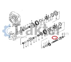 GETRIEBEWELLE 35 Z ORIGINAL ISEKI 1596-209-001-10