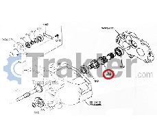 ALBERO SECONDARIO ORIGINAL KUBOTA 34070-22100