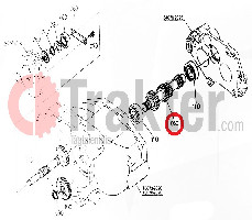 GETRIEBEWELLE ORIGINAL KUBOTA ta040-22100