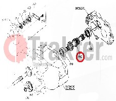 GETRIEBEWELLE ORIGINAL KUBOTA ta040-22100