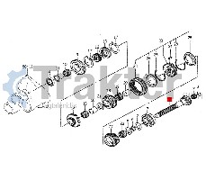 ALBERO CAMBIO SOPRA ORIGINAL ISEKI 1674-209-002-00