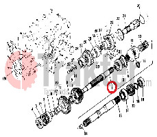 GETRIEBEWELLE PTO 3. & 5. ORIGINAL KUBOTA 66706-14310