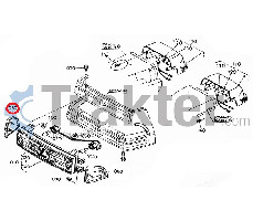 LIGHTS LENS RIGHT ORIGINAL KUBOTA t0270-99070
