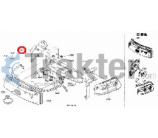 LIGHTS LENS RIGHT ORIGINAL KUBOTA t1060-30050