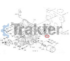 OIL PUMP GEAR ORIGINAL KUBOTA 16241-35070