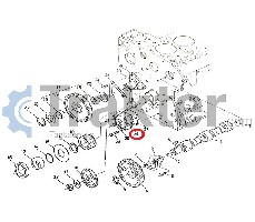 POMPA GI CARBURANTE ORIGINAL KUBOTA 15321-35010 17331-35012 17331-35013