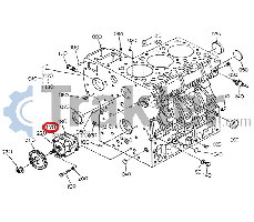 OIL PUMP ORIGINAL KUBOTA 15471-35010 15471-35012 15471-35013