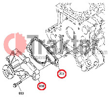 WASSERPUMPE 1G772-73030 1G772-73032 OEM