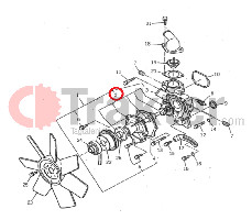 WATER PUMP 6213-611-001-10 OEM 6213-611-001-00 OEM