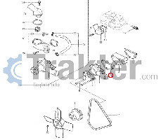 WATER PUMP GASKET SUPPORT 5669-671-142-00 OEM
