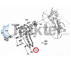 ΑΝΤΛΙΑ ΝΕΡΟΥ ΦΛΑΝΤΖΑ ΜΕΤΑΛΛΙΚΗ ORIGINAL KUBOTA 15521-73430 15766-73430