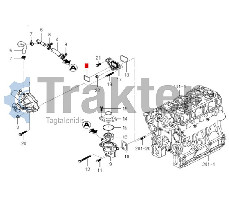 WATER PUMP GASKET BACK 1st ORIGINAL ISEKI 6213-614-013-00