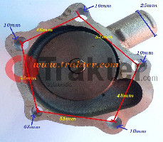 ΑΝΤΛΙΑ ΝΕΡΟΥ ΜΕ ΦΛΑΝΤΖΑ 121450-42010 OEM