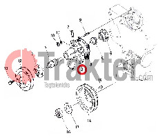 WASSERPUMPE ORIGINAL KUBOTA 15443-73030 15443-73034 15442-73030 15552-73030