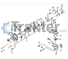 COJINETE DE BOMBA DE AGUA ORIGINAL ISEKI 6213-631-002-00 6213-631-005-00