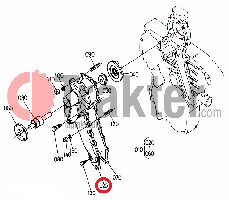 CUERPO DE BOMBA DE AGUA 17331-73415-OEM 17331-73414-OEM 17331-73410-OEM