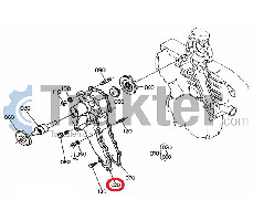 CUERPO DE BOMBA DE AGUA KUBOTA ORIGINAL 17331-73410 17331-73415