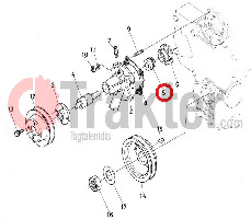 WASSERPUMPE DICHTUNG ORIGINAL KUBOTA 19298-73050 15531-73050