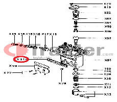 CREMALLERA DE BOMBA DE COMBUSTIBLE MITSUBISHI ORIGINAL