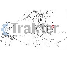 POMPA DI CARBURANTE DISTANZIATRICE ORIGINAL KUBOTA 15521-52110