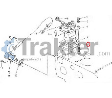 BOMBA DE COMBUSTIBLE DE CALCE LLANO KUBOTA ORIGINAL 15521-52110