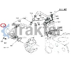 POMPA DI CARBURANTE AUSILIARIA ORIGINAL KUBOTA 16241-52030 16241-52032 16241-52033