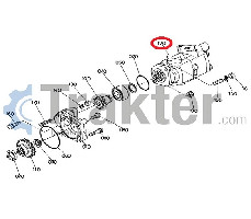 HYDRAULIC PUMP DOUBLE ORIGINAL KUBOTA 34070-36400