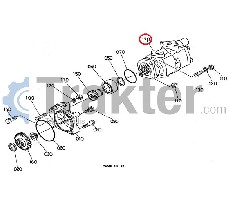 IMPIANTO IDRAULICO POMPA ORIGINAL KUBOTA T0180-36400