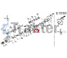BOMBA HIDRÁULICA ACOPLADA KUBOTA ORIGINAL 37410-76470