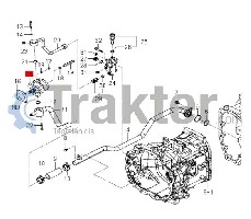 IMPIANTO IDRAULICO POMPA ORIGINAL ISEKI K135-022-000-00