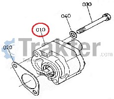 IMPIANTO IDRAULICO POMPA ORIGINAL KUBOTA 6c090-36308 6c090-36306