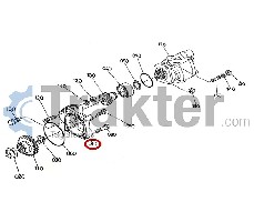 IMPIANTO IDRAULICO POMPA BASE ORIGINAL KUBOTA KUBOTA 34070-33610 34070-33612
