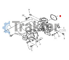 BOMBA DE AGUA BASE ORING ISEKI ORIGINAL 6213-614-017-00 6509-623-031-00
