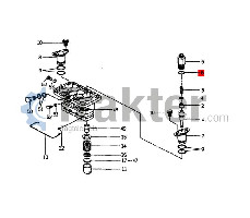 ORING DER KRAFTSTOFFPUMPE ORIGINAL ISEKI 6215-649-009-00 6215-649-009-10