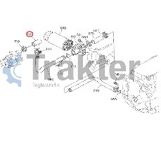 IMPIANTO IDRAULICO POMPA COLLARE ORIGINAL KUBOTA 34050-33340