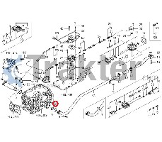 POMPA IDRAULICA A COLLO ORINK 2° ORIGINAL ISEKI v721-103-104-50