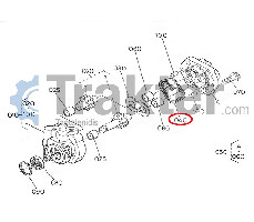 HYDRAULIC PUMP ORING ORIGINAL KUBOTA 6c040-36342 6c040-36344
