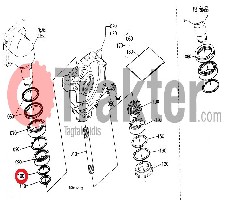 COLLARE DISTANZIATORE SOSPENSIONE ASSE BOBINA 1,4 ORIGINAL KUBOTA ta140-12140