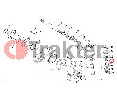 WELLENDICHTRING GELENKWELLE ABSTANDSHALTER ORIGINAL KUBOTA 38440-43480