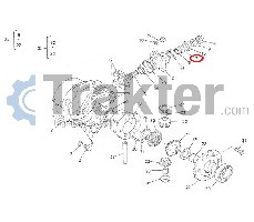 ABSTANDSHALTER DIFFERENTIAL VORN ORIGINAL KUBOTA 38440-43220