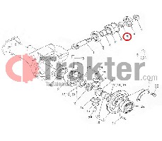 ABSTANDSHALTER KEGELRAD 4X4 ORIGINAL KUBOTA 66591-56420 66591-56421