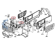 BULLONE DADO CLIP ORIGINALE KUBOTA 6C040-54540