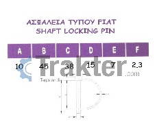 ANELLO DI SICUREZZA CON BLOCCO 10X38