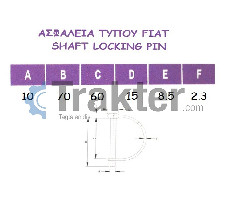 ANELLO DI SICUREZZA CON BLOCCO 10Χ60