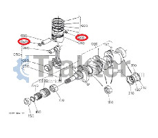 SICHERUNGSRING KOLBENBOLZEN ORIGINAL KUBOTA 16241-21330