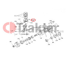 CIR-CLIP PASADOR PARA PISTÓN KUBOTA ORIGINAL 1g279-21330