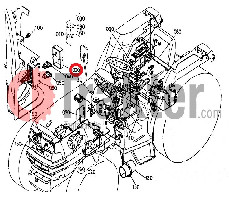 SICHERUNGSEINSATZ DECKEL ORIGINAL KUBOTA ta040-30410