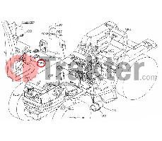 SICHERUNGSEINSATZ KÜHLERHALTERUNG ORIGINAL KUBOTA 35533-77350
