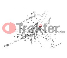 DADO VITE A SFERA MECCANICO VOLANTE ANELLO DI SICUREZZA ORIGINAL KUBOTA 04611-00350